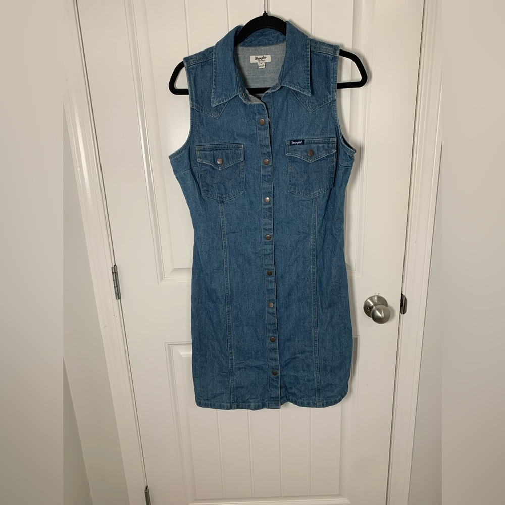 Denim Sleeveless Wrangler Dress